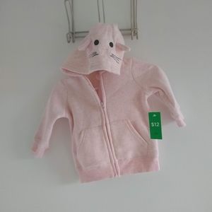 BNWT Pink Cat Hoodie